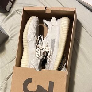 Yeezy Sneakers in White and Cream